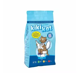 Бентонітовий наповнювач KikiKat для котячого туалету без аромату, 5 L