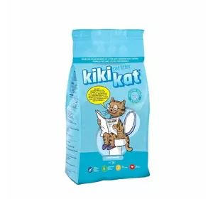 Бентонітовий наповнювач KikiKat для котячого туалету з запахом свіжість гір 5 L