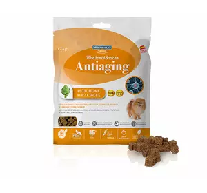 Functional Snacks for Dogs 175g, antiaging / Натуральні ласощі для зрілих собак, 175г